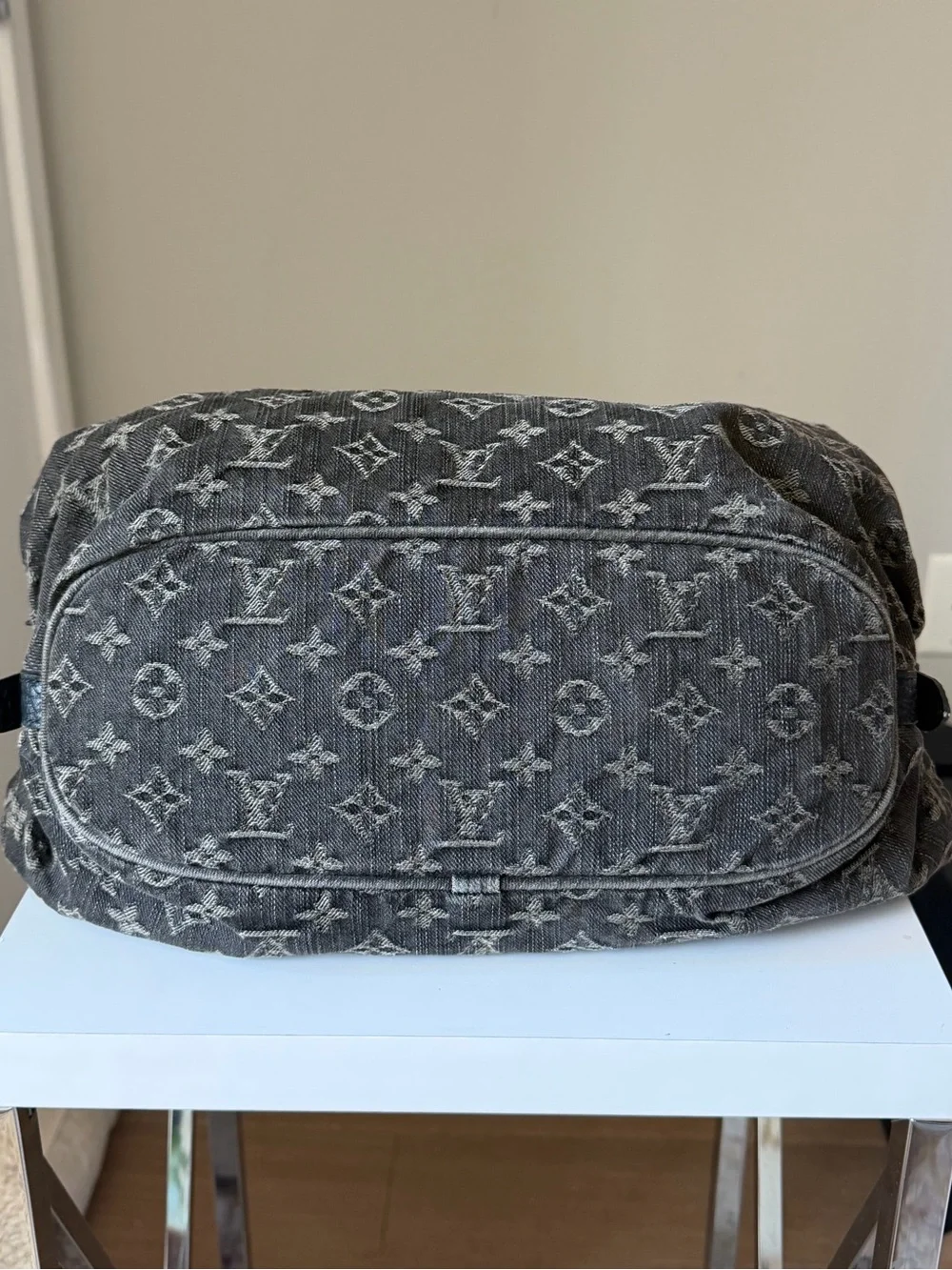Louis Vuitton Denim Mahina XS Black Monogram Shoulder Bag